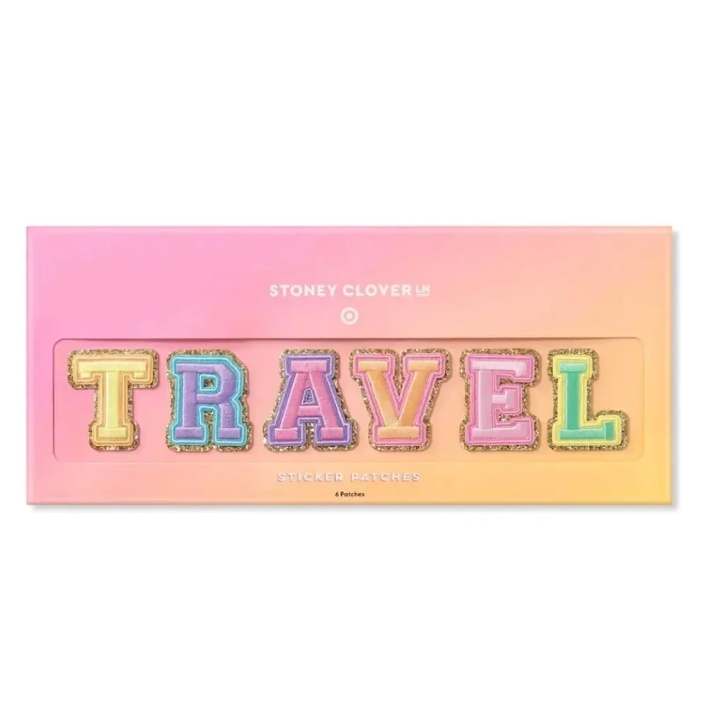 STONEY CLOVER LANE X TARGET COLLAB TRAVEL PATCHES NWT 6 PACK PC SET RAINBOW - Picture 1 of 8